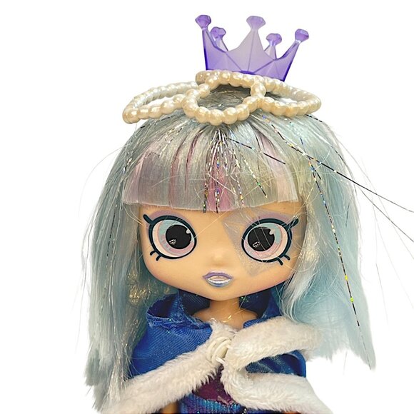 Shopkins Shoppies Gemma Stone Doll Figure Purse 4 Exclusives VIP Card Purple - Picture 2 of 6